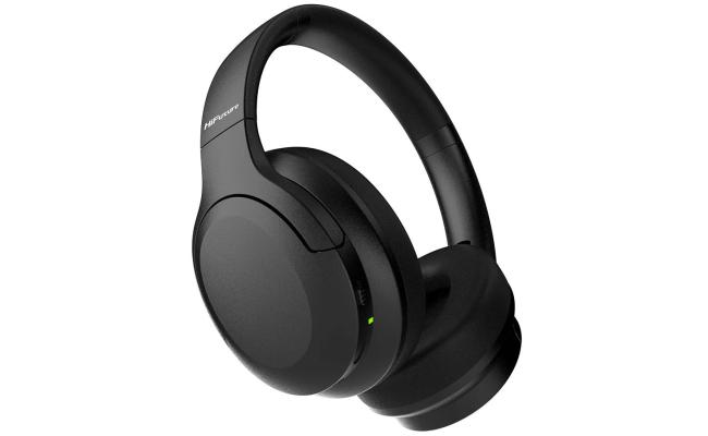 HiFuture FutureTour Over-Ear Wireless Headphones – Active Noise Cancelling, Bluetooth 5.2, 40H Playtime, 4 Mics for Clear Calls, AUX Support, USB-C Fast Charging – Black